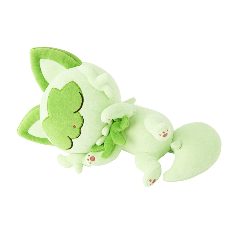 Officiële Pokemon center knuffel Sprigatito mocchiri Pokemon sleep 38cm 